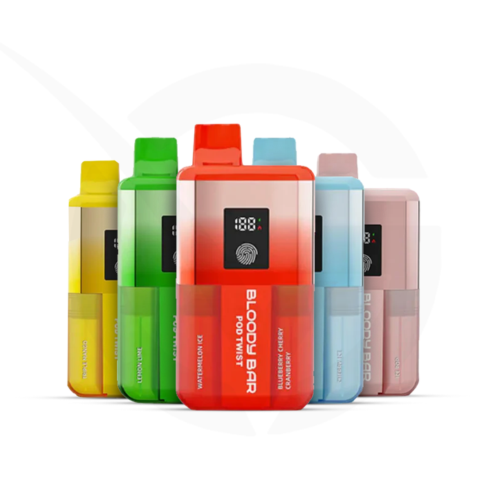 Bloody Bar Ultra-Twist 20K Prefilled Pod Kit - 20000 Puffs Kit by Bloody Mary Bloody Bar Ultra-Twist 20K Prefilled Pod Kit - 20000 Puffs Kit by Bloody Mary