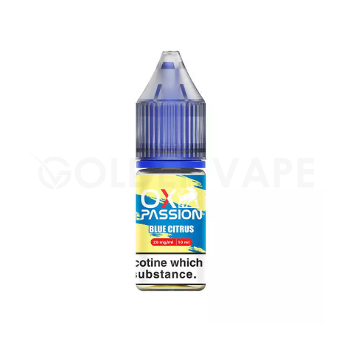 Blue Citrus Nic Salt E-Liquid By Oxva OX Passion - 5 for 10.95 Blue Citrus Nic Salt E-Liquid By Oxva OX Passion - 5 for 10.95