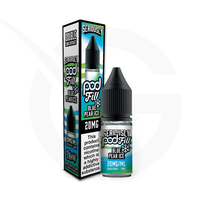 Seriously Pod Fill Blue Pear Ice Nic Salt E-Liquid