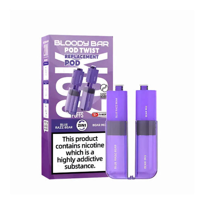 Bloody Bar Ultra Twist 20k Box of 5 & 10 Refill Pods