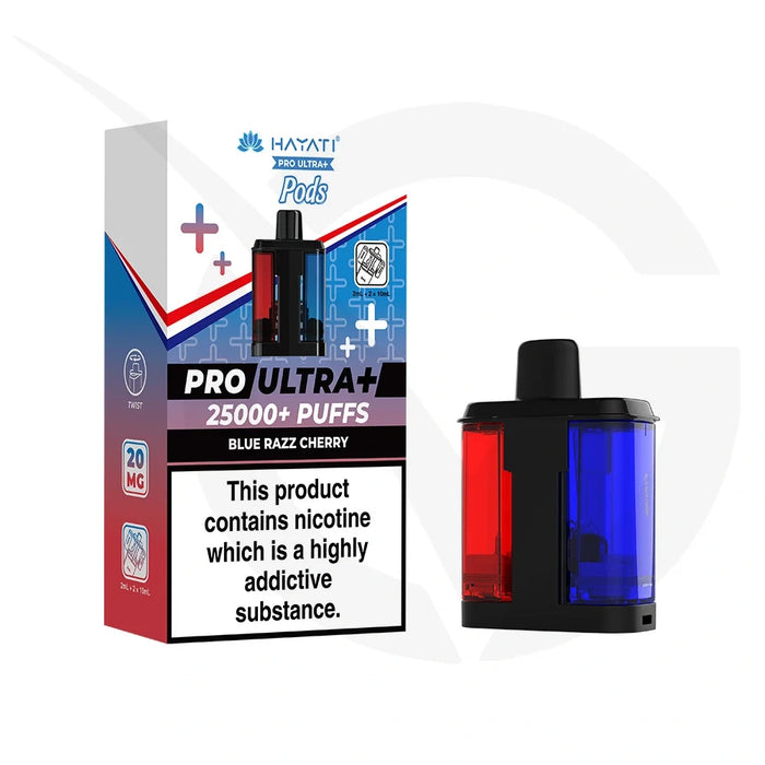 Blue Razz Cherry Hayati Pro Ultra Plus 25000 Refill Pods