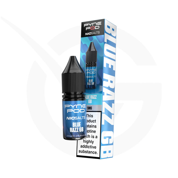 Blue Razz GB Nic Salt E-Liquid by Pyne Pod