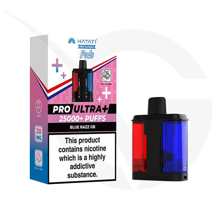 Blue Razz GB Hayati Pro Ultra Plus 25000 Refill Pods