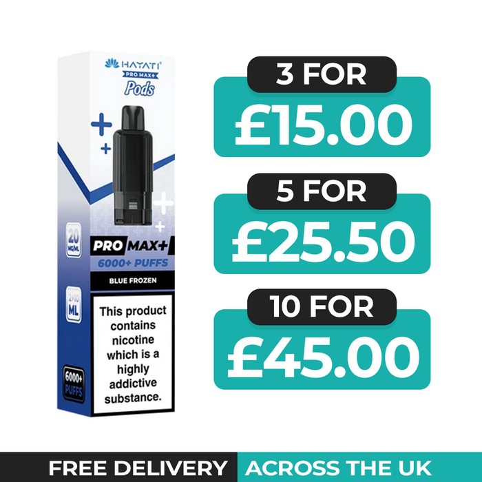 Hayati Pro Max Plus Blue Frozen Refill Pods