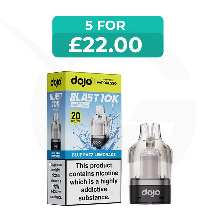 Blue Razz Lemonade Dojo Blast 10000 Refill Pack