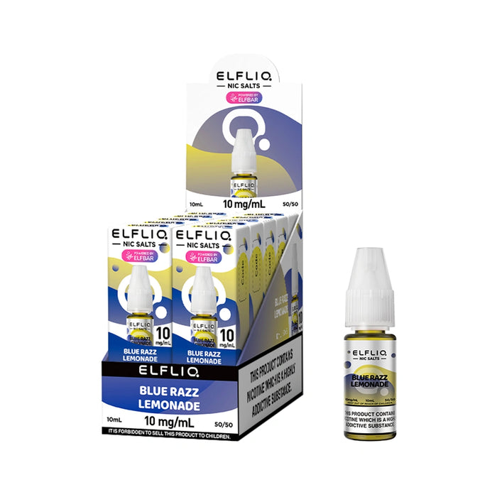 Elf bar Elfliq 10ml Nic Salt E-Liquids - Pack of 10