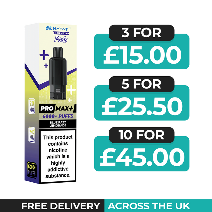Hayati Pro Max Plus Blue Razz Lemonade Refill Pods