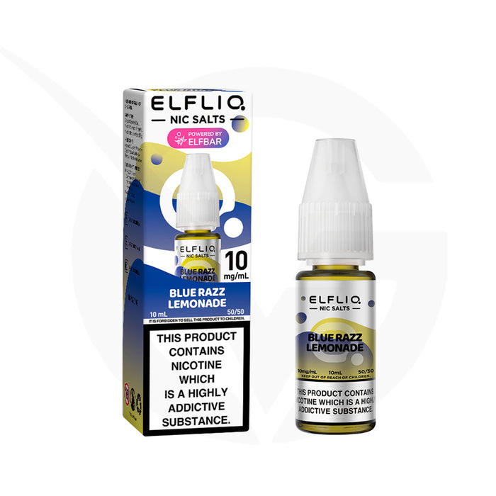 Blue Razz Lemonade 10ml Elfliq Nic Salt E-Liquid by Elf Bar