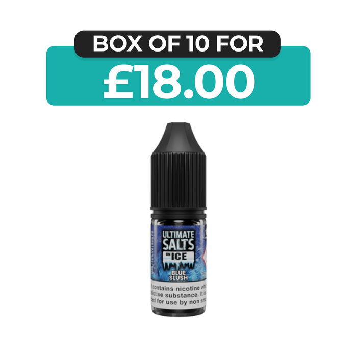 Blue Slush On Ice 10ml Nic Salt E-Liquid by Ultimate Juice