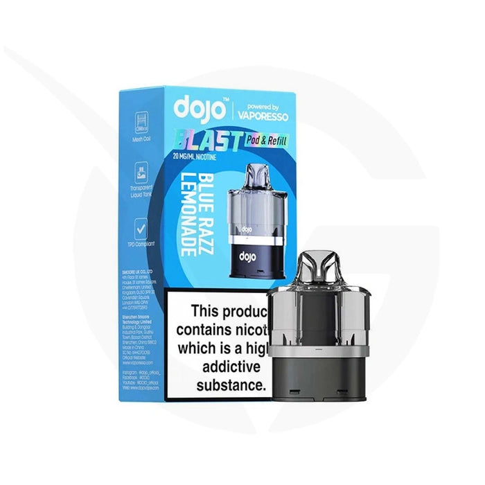 Blue Razz Lemonade Dojo Blast 6000 Refill Pack