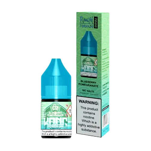 Blueberry Pomegranate 10ml Nic Salt E-Liquid By R and M Tornado 7000 - Golden Vape Blueberry Pomegranate 10ml Nic Salt E-Liquid By R and M Tornado 7000 - Golden Vape
