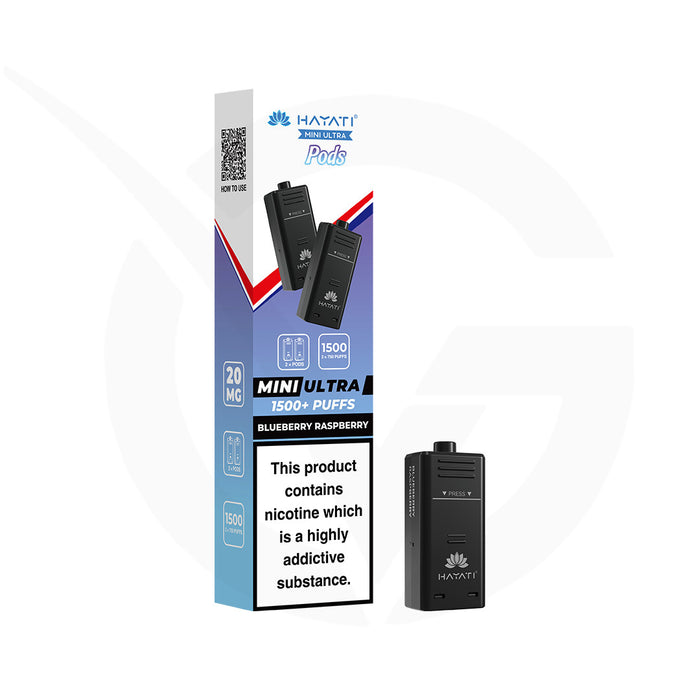 Blueberry Raspberry Hayati Mini Ultra 1500 Refill Pods