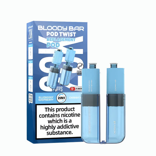 Blueberry Raspberry & Cherry Ice Bloody Bar Ultra Twist 20K Refill Pack