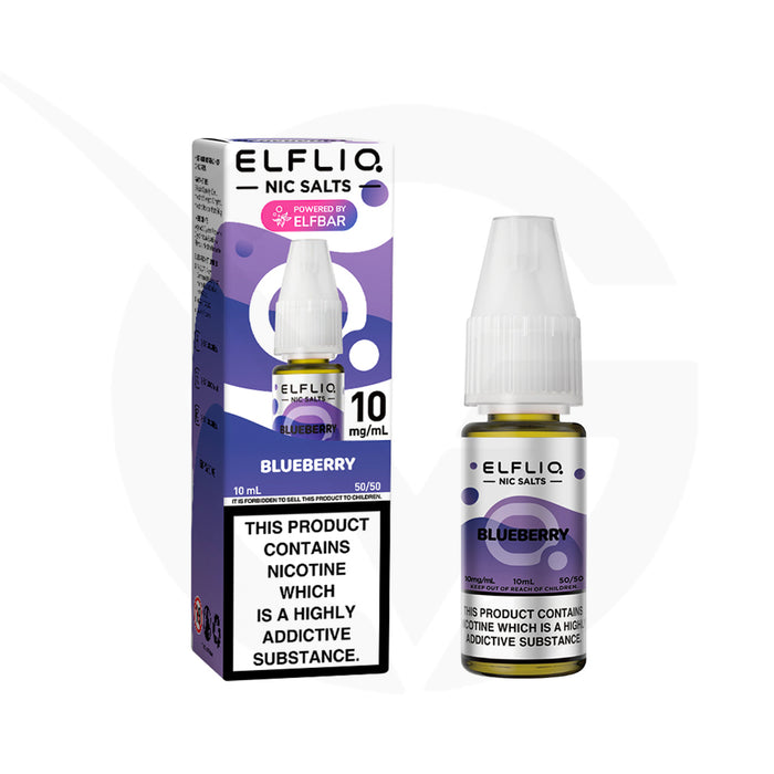 Blueberry 10ml Elfliq Nic Salt E-Liquid by Elf Bar