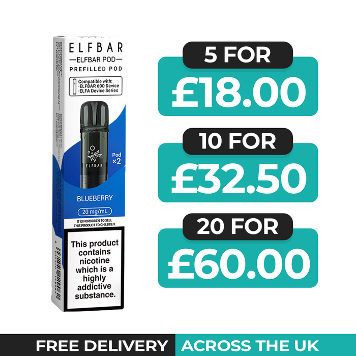 Elf Bar 600 Blueberry Preflled Pods