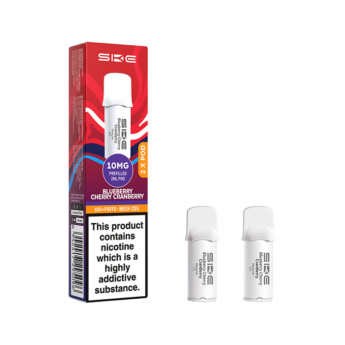Blueberry Cherry Cranberry Crystal 600 Pro Prefilled Pods by SKE