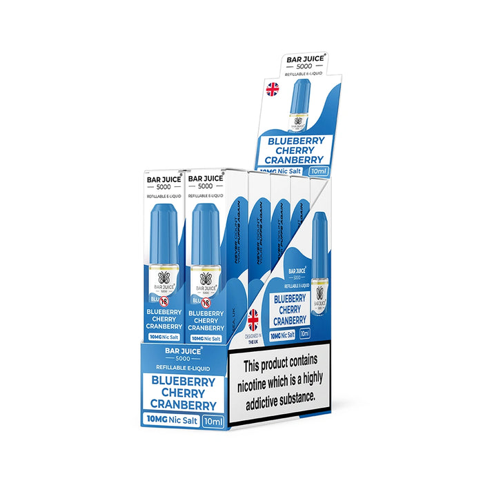 Bar Juice 5000 Nic Salts - Pack of 10 x 10ml