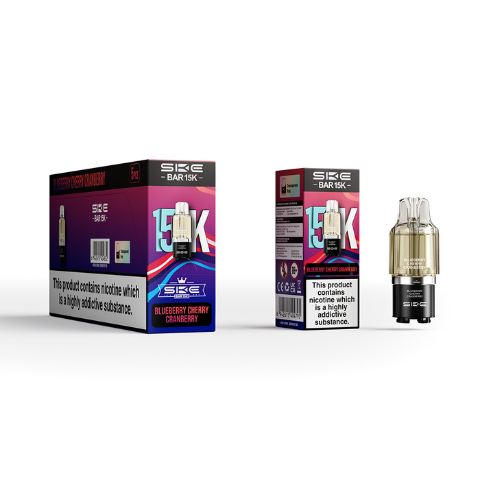 SKE Bar 15k Refill Pods Box of 5 & 10