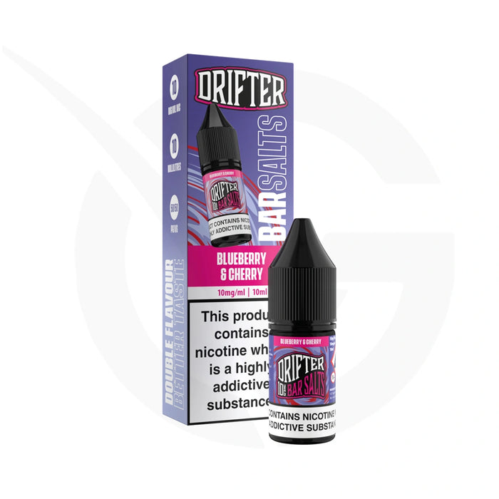 Blueberry & Cherry 10ml Nic Salt E-Liquid By Drifter