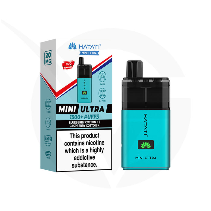 Hayati Mini Ultra 1500 Prefilled Pod Kit - Pack of 5