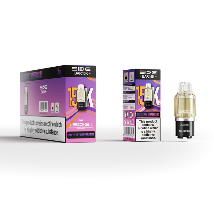 SKE Bar 15k Refill Pods Box of 5 & 10