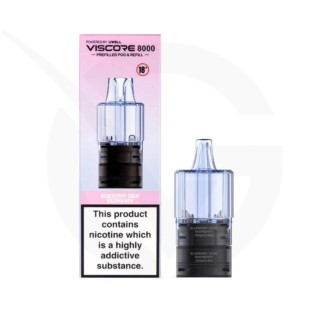 Uwell Viscore 8000 Prefilled Pods + Refill Containers