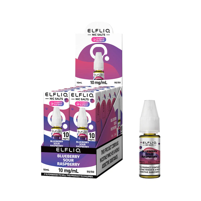 Elf bar Elfliq 10ml Nic Salt E-Liquids - Pack of 10