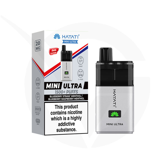 Hayati Mini Ultra 1500 Prefilled Pod Kit - Pack of 5 Hayati Mini Ultra 1500 Prefilled Pod Kit - Pack of 5