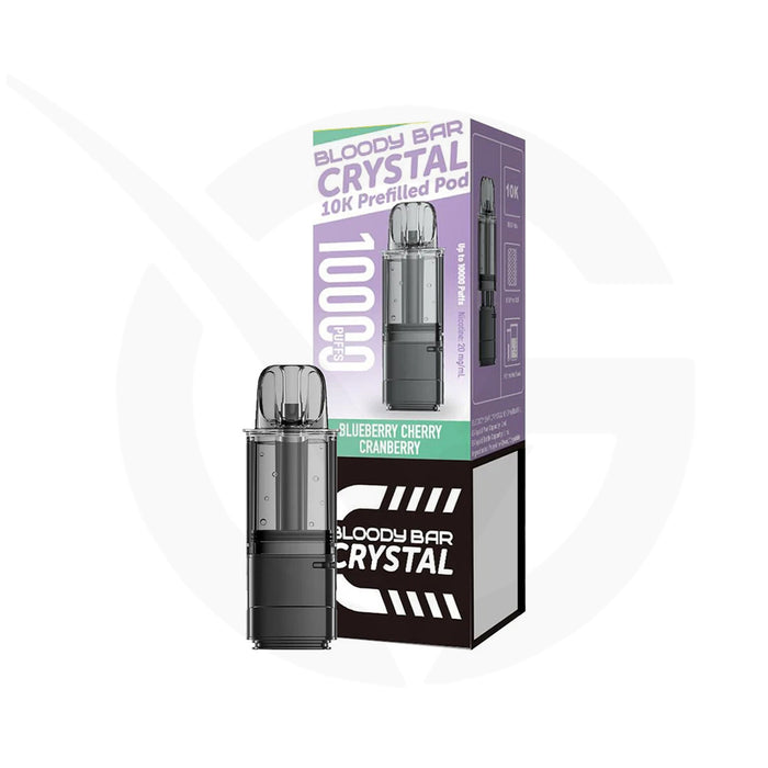 Blueberry Cherry Cranberry Refill Pack By Bloody Bar Crystal 10k