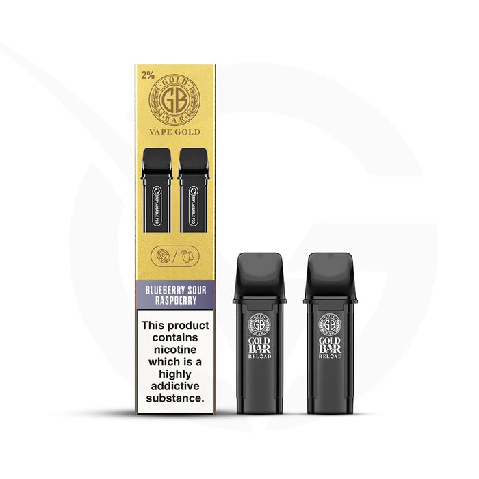 Blueberry Sour Raspberry Gold Bar Reload Prefilled Pods