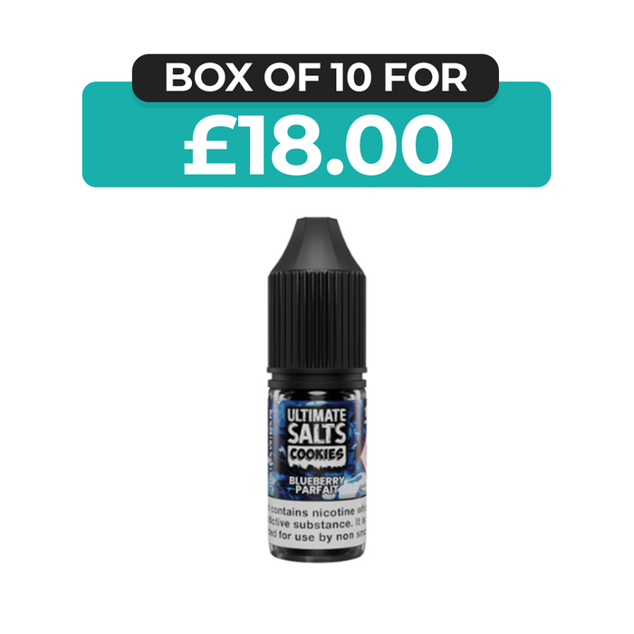 Blueberry Parfait Cookies 10ml Nic Salt E-Liquid by Ultimate Juice