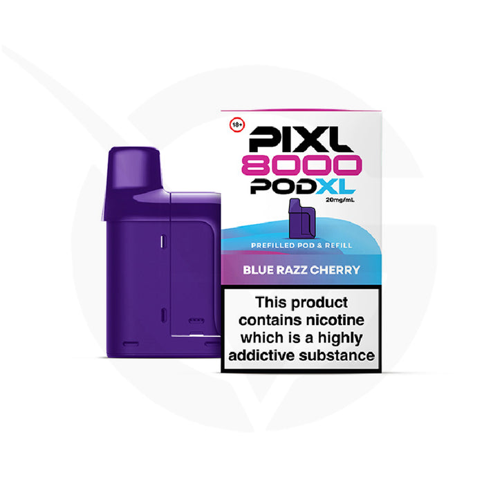 Blue Razz Cherry Pixl 8000 Refill Pods