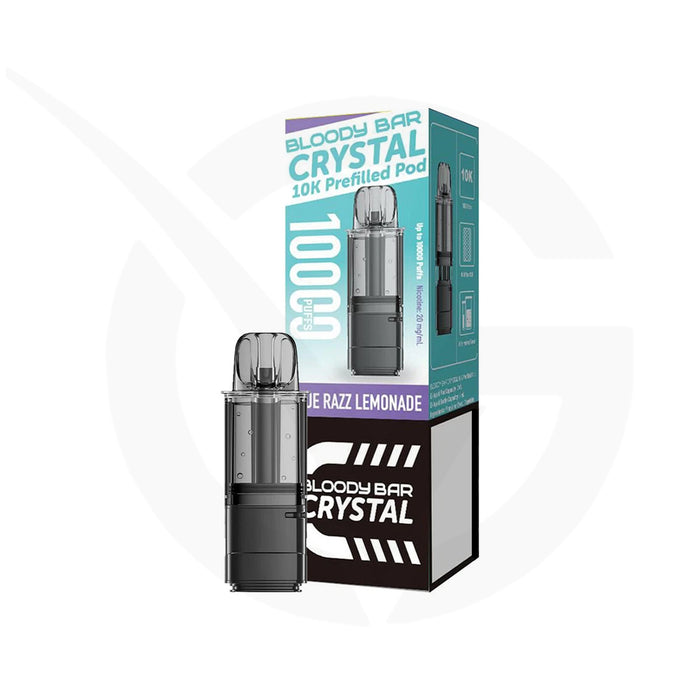 Blue Razz Lemonade Refill Pack By Bloody Bar Crystal 10k