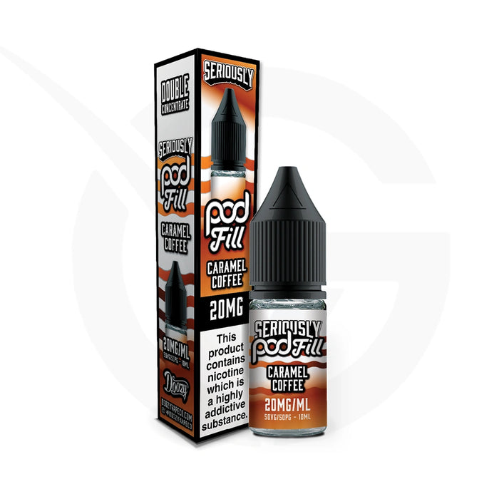 Seriously Pod Fill Caramel Coffee Nic Salt E-Liquid