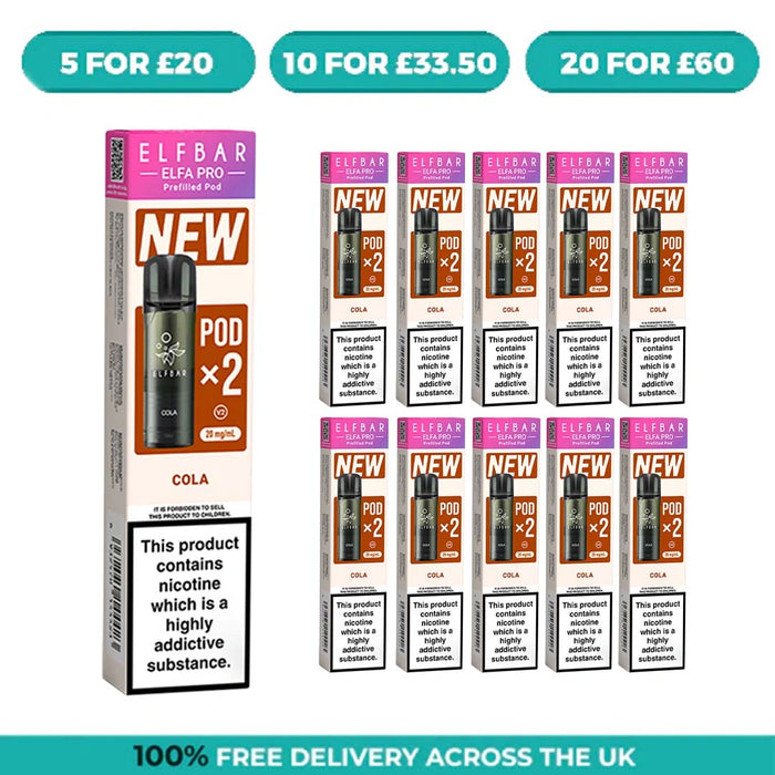 Cherry Cola Elfa Pro Prefilled Pods by Elf Bar