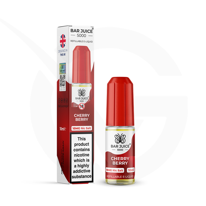 Cherry Berry Nic Salt E-Liquid By Bar Juice 5000