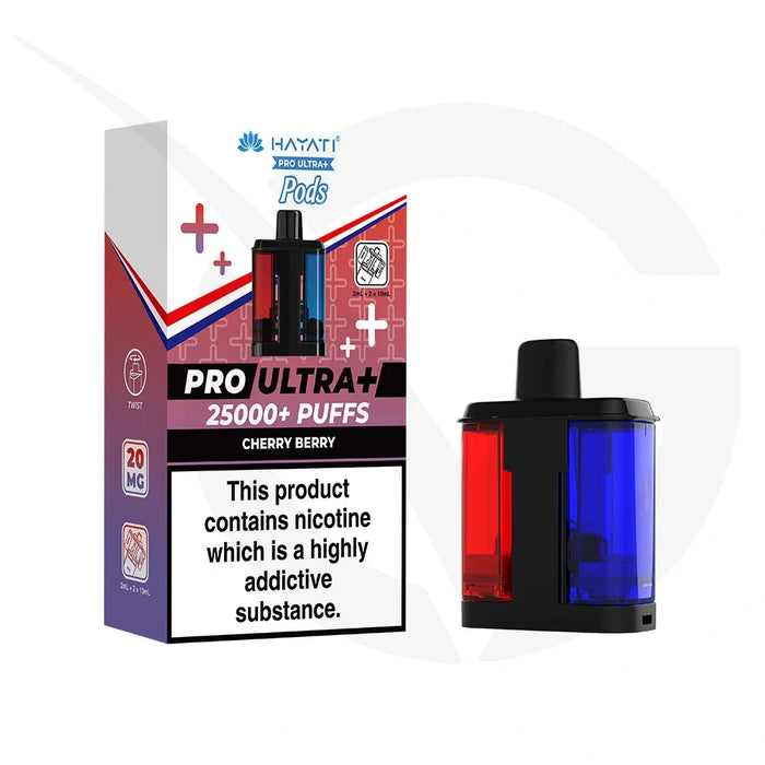 Cherry Berry Hayati Pro Ultra Plus 25000 Refill Pods