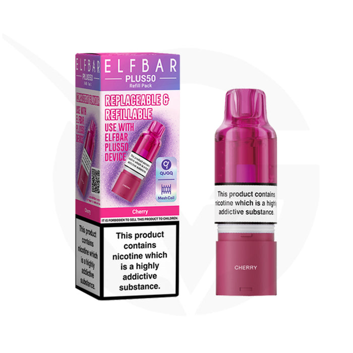 Cherry Elfbar Plus50 Refill Pods