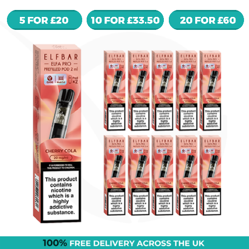 Cherry Cola Elfa Pro Prefilled Pods by Elf Bar