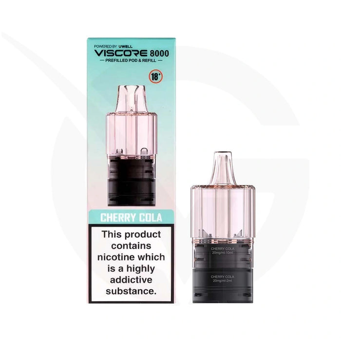 Cherry Cola Uwell Viscore 8000 Refill Pods