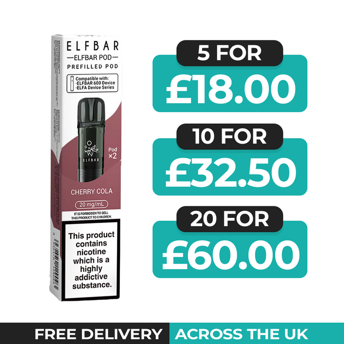 Elf Bar 600 Cherry Cola Preflled Pods