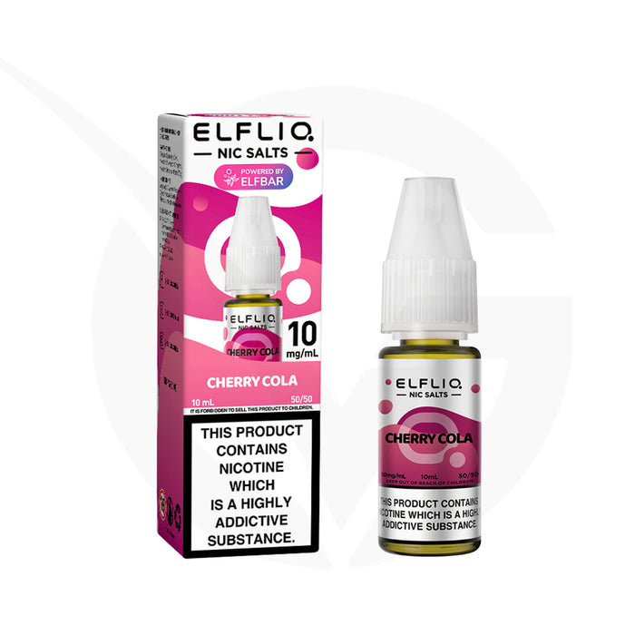 Cherry Cola 10ml Elfliq Nic Salt E-Liquid by Elf Bar