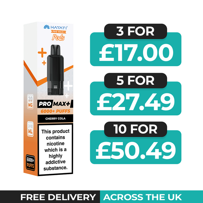 Hayati Pro Max Plus Cherry Cola Refill Pods