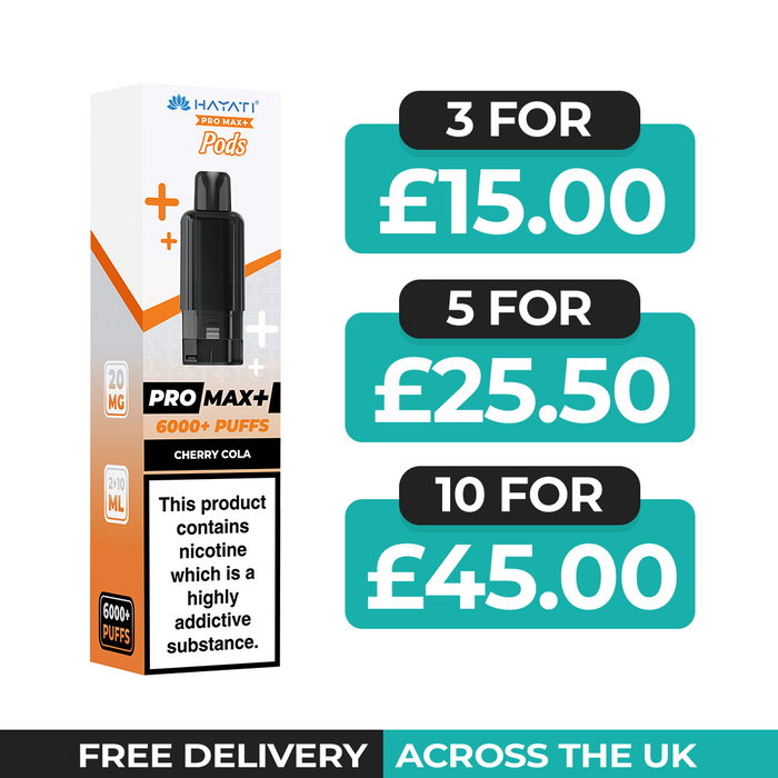 Hayati Pro Max Plus Cherry Cola Refill Pods