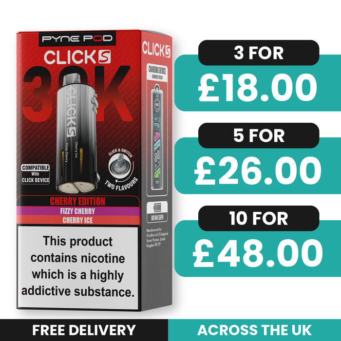 Pyne Pod Click S 30K Cherry Edition Refill Pods