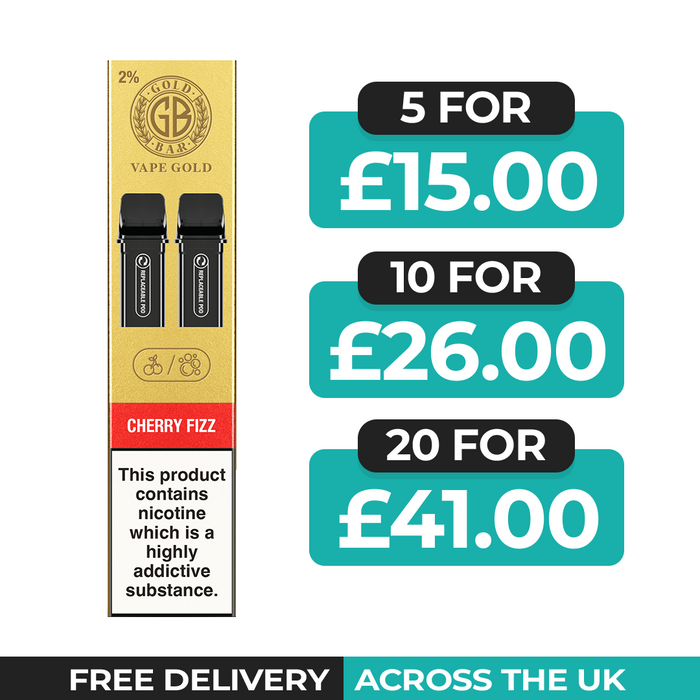 Gold Bar Reload Cherry Fizz Refill Pods