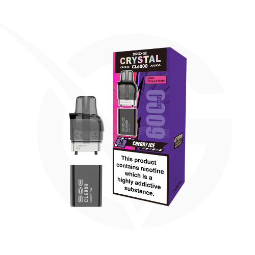 Cherry Ice Crystal CL6000 Prefilled Pods by SKE