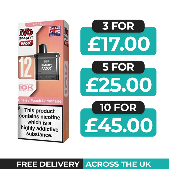 IVG Smart Max Cherry Peach Lemonade Refill Pods