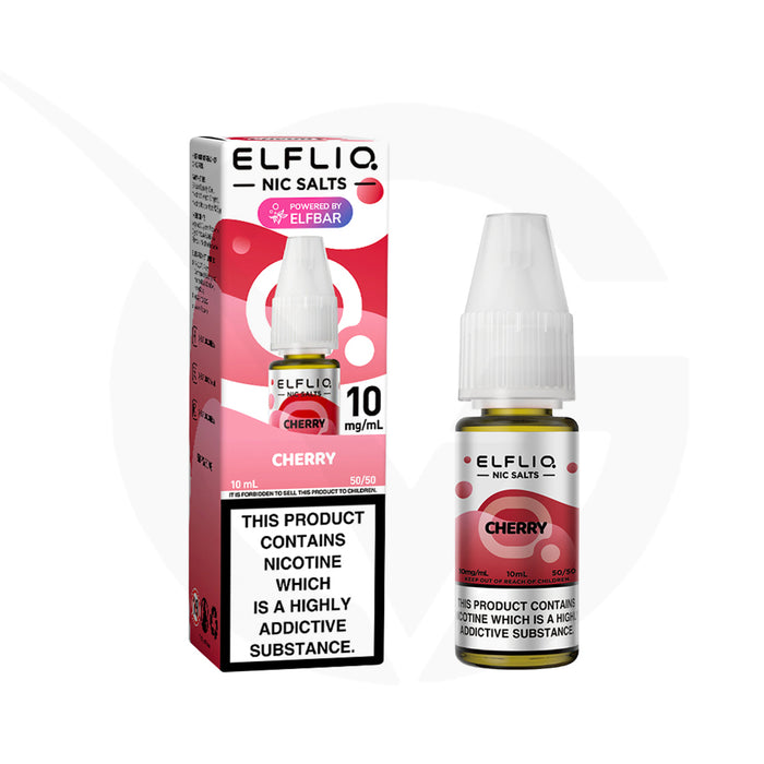 Cherry 10ml Elfliq Nic Salt E-Liquid by Elf Bar