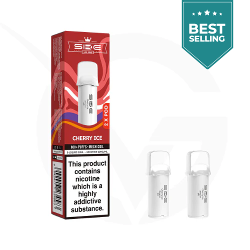 Cherry Ice Crystal 600 Pro Prefilled Pods by SKE